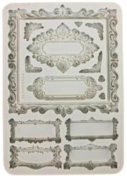  Szilikon öntőforma A5 - Master of Magic gothic label - gipszkiöntéshez és öntőformázáshoz