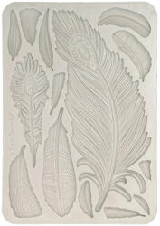  Szilikon öntőforma A5 - Masquerade feathers - gipszkiöntéshez és öntőformázáshoz