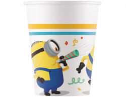Decorata Party Papírpohár 2dl, 8db, Gru, Minion, Minyon (LUFI623765)