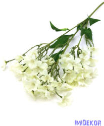 Apró virágos ág 73cm - Fehér