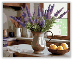  Levendulacsokor Antik Kancsóban - számfestő készlet