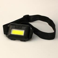 Ledszaki Erős fényű 3W COB led univerzális fejlámpa. 3db AAA elemmel működik (SA228)
