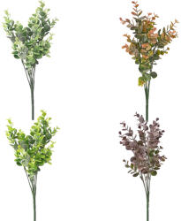 Eukaliptusz csokor, 7 ágú, 34cm magas - 48db-os mix (LD015)