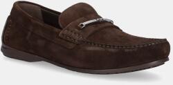 Calvin Klein velúr mokaszin DRIVER W/ NY BIT SUE barna, férfi, HM0HM01759 - barna Férfi 42