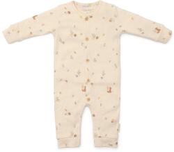 Little Dutch Salopeta cu maneca lunga din bumbac organic - Forest Nature - Forest Friends - Little Dutch