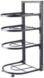 LIVIT Organizator tigai Livit, 4 nivele, metal, negru, 27 X 22.5 X 52 cm Uscator vase
