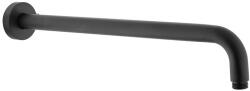Paffoni Brat dus fix Paffoni Stick, 1/2'', pe perete, 400 mm, mat, negru, ZSOF034NO (ZSOF034NO)