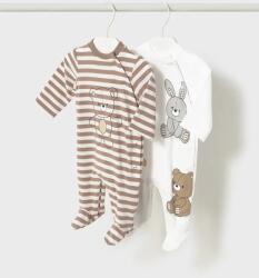 Mayoral Newborn baba ujjatlan rugdalózó 2 db 1709 - barna 60