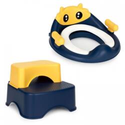 Ecotoys Reductor toaleta cu scara pentru copii, Bleumarin, Ecotoys HA-P17-18 Olita