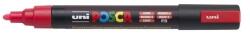 uni Dekormarker 1, 8-2, 5mm, Uni Posca PC-5M fluor piros (60979) - irodasziget