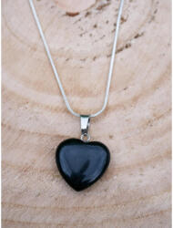  Obszidián ásvány Szív Alakú Medál