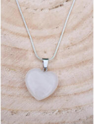  Rózsakvarc ásvány Szív Alakú Medál