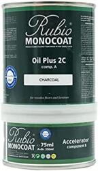 Rubio Monocoat Oil 2C Charcoal - Двукомпонентно масло за вътрешна употреба (152063)