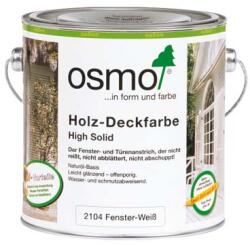 Osmo Opaque Gloss Wood Stain 2104 White - Плътно масло за дограми и врати 0.75л (1159)