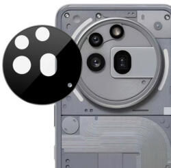 Techsuit - Teljes Kameraüveg - Nothing Phone (3a) Pro - Fekete üvegfólia