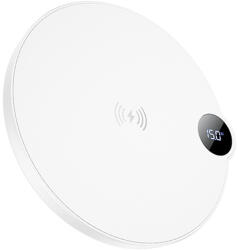 BOROFONE vezeték nélküli indukciós töltő BQ39 Cypress 15W fehér