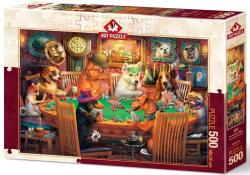 Art Puzzle Пъзел Art Puzzle от 500 части - Покер с кучета (5094)