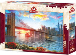 Art Puzzle Пъзел Art Puzzle от 1000 части - Залез над Ню Йорк (5185)