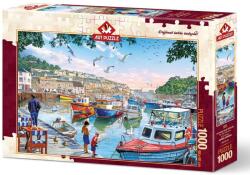 Art Puzzle Пъзел Art Puzzle от 1000 части - Малкият рибар на пристанището, Артуро Зарага (4231)