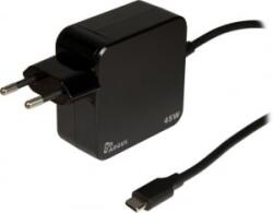 Inter-Tech Argus PD-2045 45W USB-C töltő fekete (88882145)