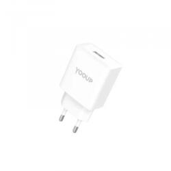 YOOUP 1x USB-A hálózati töltő 12W fehér (NC76-A) (NC76-A)
