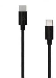 SBOX USB Type-C - USB Type-C adat- és töltőkábel 60W, 1m fekete (TYPEC-1-B)