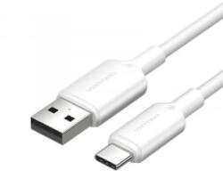 Vention USB 2.0 A - USB-C kábel 3A 1m fehér (CTQWF)