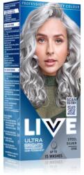 Schwarzkopf LIVE Ultra Brights or Pastel vopsea de păr semipermanentă culoare 98 Steel Silver 1 buc