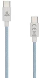 SBOX USB Type-C - USB Type-C adat- és töltőkábel 60W, 1m kék (TYPEC-1-BL)