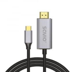 SAVIO USB-C - HDMI kábel 1m (CL-170) (CL-170)