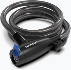 Gerda FLEX 1500/12T kerékpárzár fekete