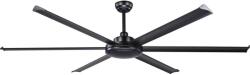 Faro Barcelona Ventilator de tavan FARO 34203 ROTTERDAM XL negru d. 200 cm + telecomandă (FA34203)