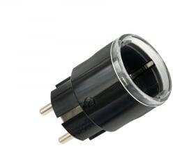 Shelly Plug S (Gen3) Wi-Fi + Bluetooth okoskonnektor fekete (PLUSSB-R3)