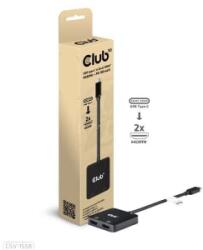 Club 3D CLUB3D USB-C - 2xHDMI átalakító fekete (CSV-1558)