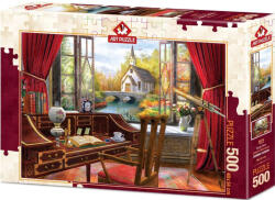 Art Puzzle Пъзел Art Puzzle от 500 части - Гледката от работното ми място (5074)