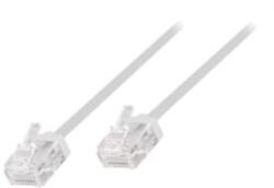 LogiLink Slim High-Flex Cat. 6A U/UTP patch kábel 50cm fehér (CQ3021U)