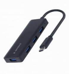 Gembird UHB-CM-U3P4-02 4 portos USB 3.1 (Gen 1) Type-C csatlakozós hub