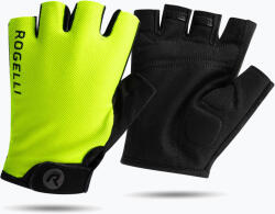 Rogelli Core Jr gyermek kerékpáros kesztyű fluor sárga
