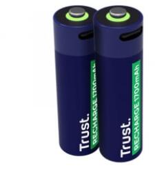 Trust újratölthető AA elem USB-C csatlakozással 2db (25584) (25584)