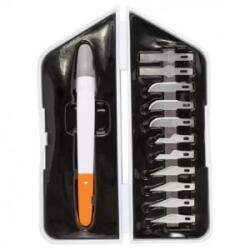 Fiskars 4384 precíziós faragó kés + penge készlet (1024384) (4384)