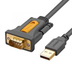UGREEN CR104 USB-RS-232 kábel, 2 m fekete (20222) (20222)