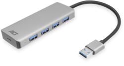 ACT AC6121 Hálózati Csatlakozó - USB 3.2 Gen 1 Type-A 5000 Mbit/s Alumínium
