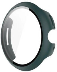 gigapack Google Pixel Watch 3 41mm műanyag sötétzöld védőkeret és kijelzővédő üveg (GP-164107) (GP-164107)