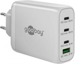 Goobay 3x USB-C / USB-A 100W hálózati töltő fehér (65556) (65556)