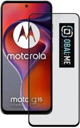 OBAL: ME 5D üvegfólia Motorola G15/G15 Power fekete üvegfólia