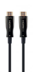 Oehlbach Gembird Aktív optikai AOC High speed HDMI kábel Ethernet-el AOC Premium Series 20m fekete (CCBP-HDMI-AOC-20M-02)