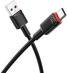 BOROFONE Kábel BX110 Beneficio - USB to Type-C - 2, 4A 1 méter fekete