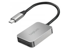 LogiLink Kettős kártyaolvasó, USB-C 3.2 Gen1, SD és microSD kártyák, alumínium (CR0050) (CR0050)