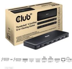 Club 3D CLUB3D Thunderbolt 4 notebook dokkoló fekete (CSV-1582) (CSV-1582)