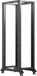 Lanberg Комуникационен шкаф Lanberg open rack 19" 42U 600x1000 black (OR01-6042-B)